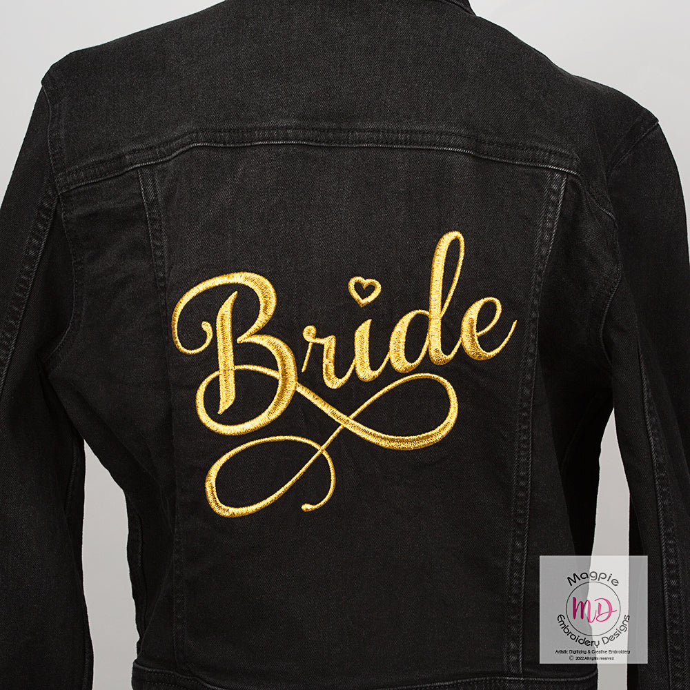 Bride Script Jacket