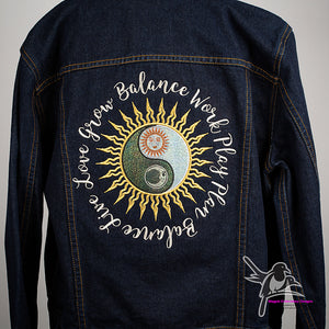 Yin & Yang Life Balance Celestial Sun & Moon Jacket